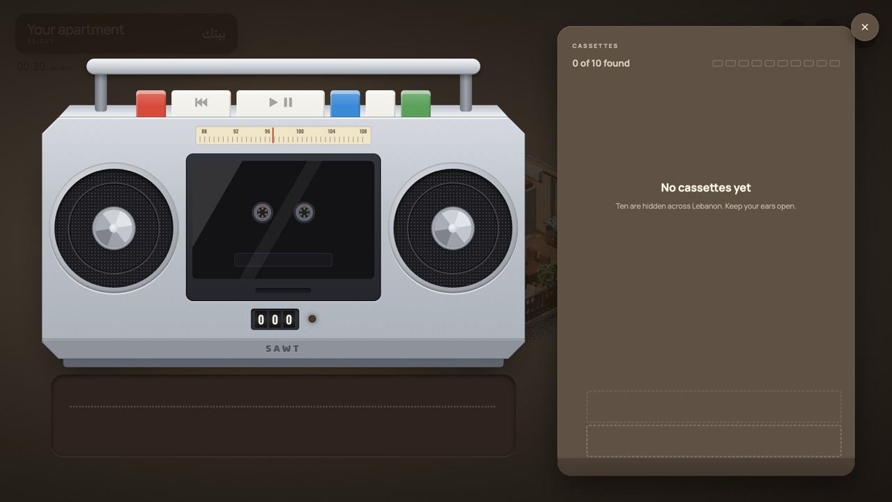 Ten cassettes